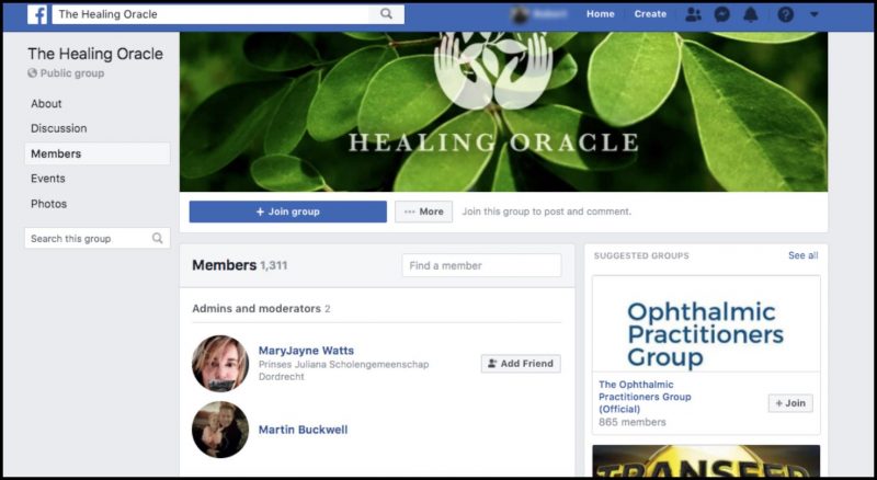 Healing Oracle screenshot Amanda Jewell GcMAF
