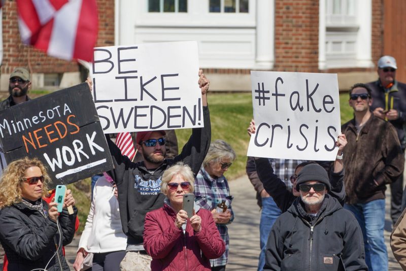 coronavirus protest sweden