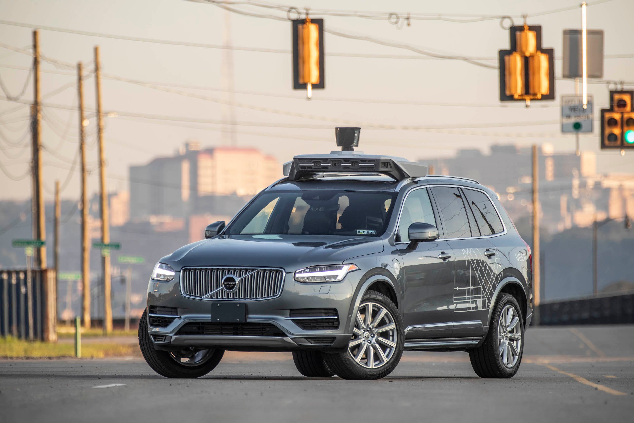 Uber Self-driving Volvo