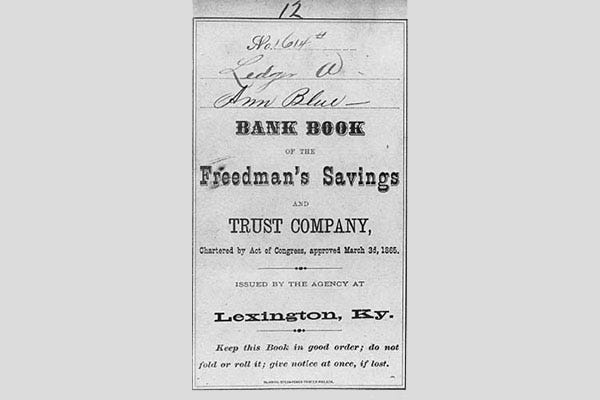 freedmans bank book