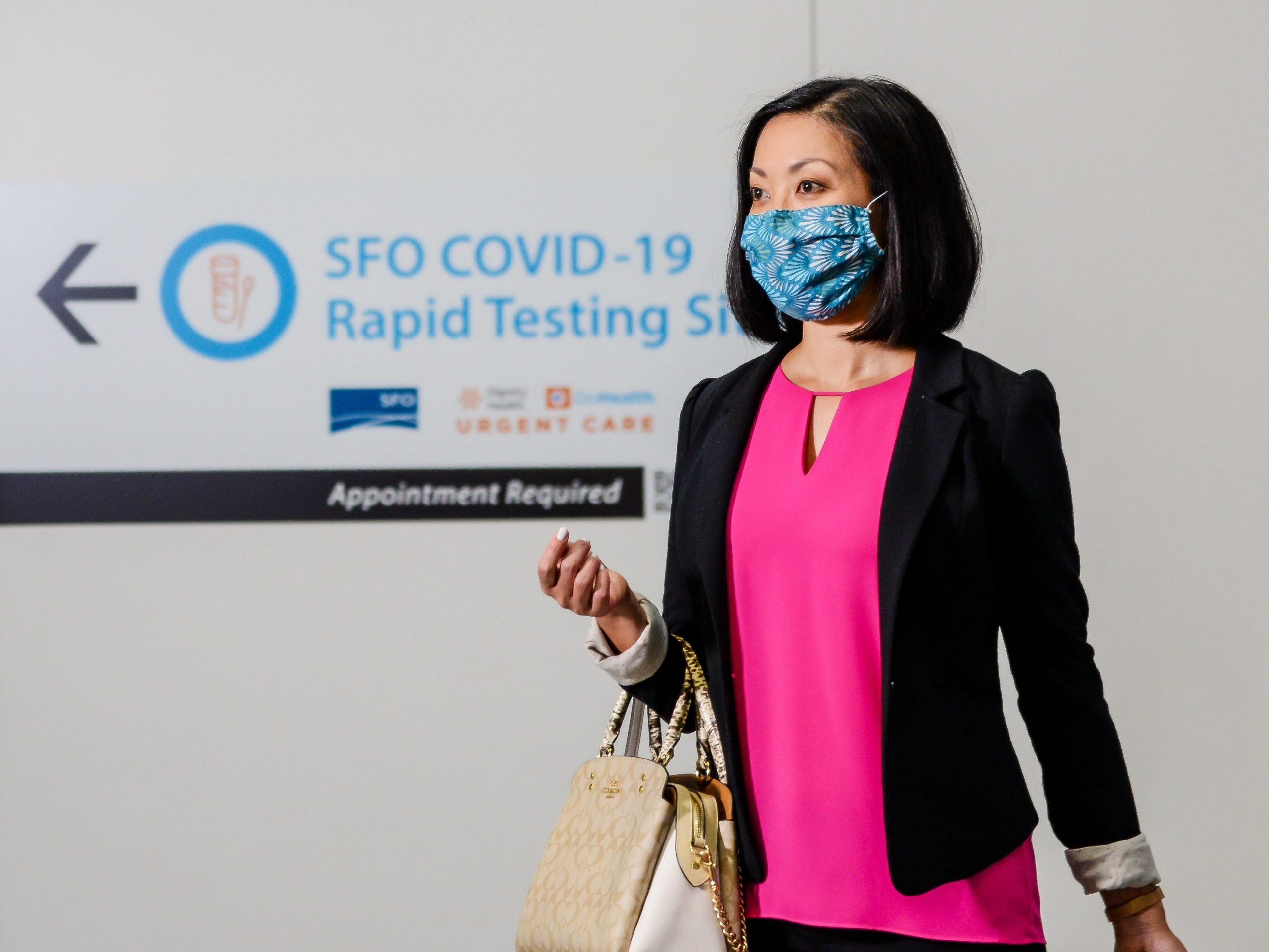 SFO United Airport coronavirus test