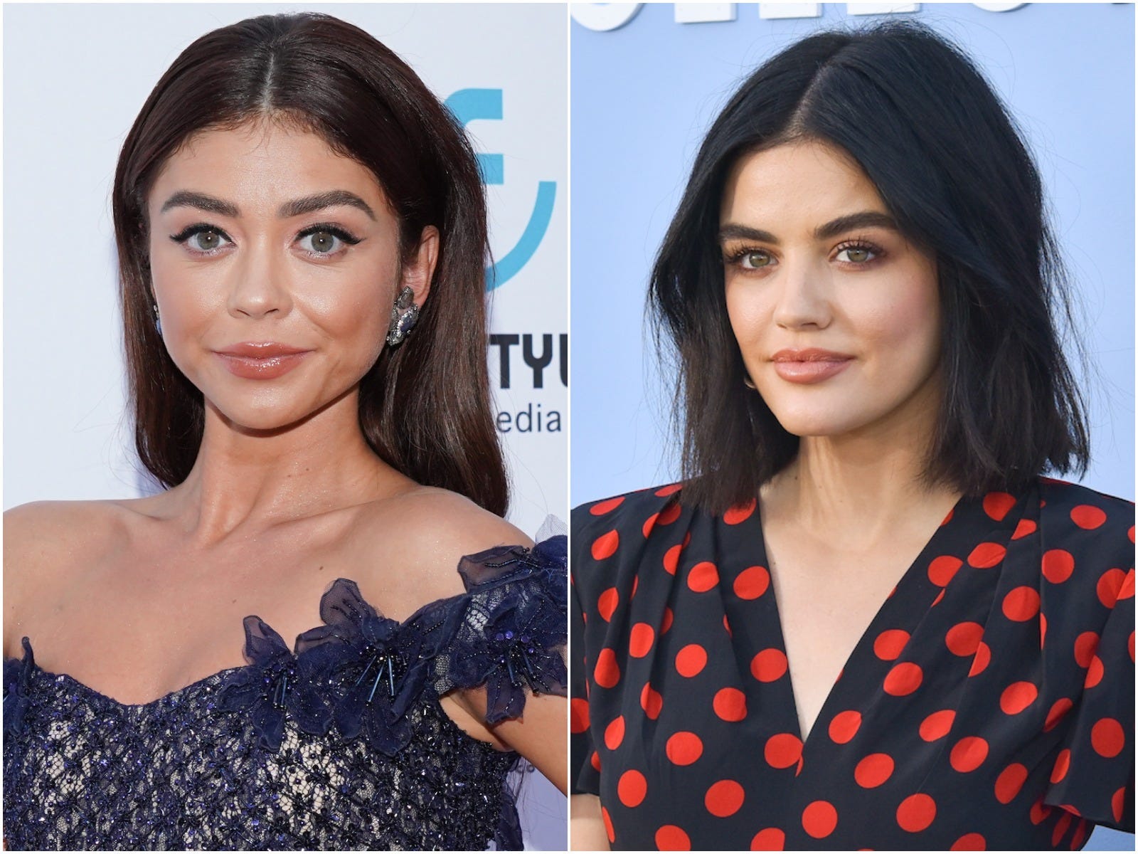 Lucy Hale and Sarah Hyland have posted twinning photos in the past.