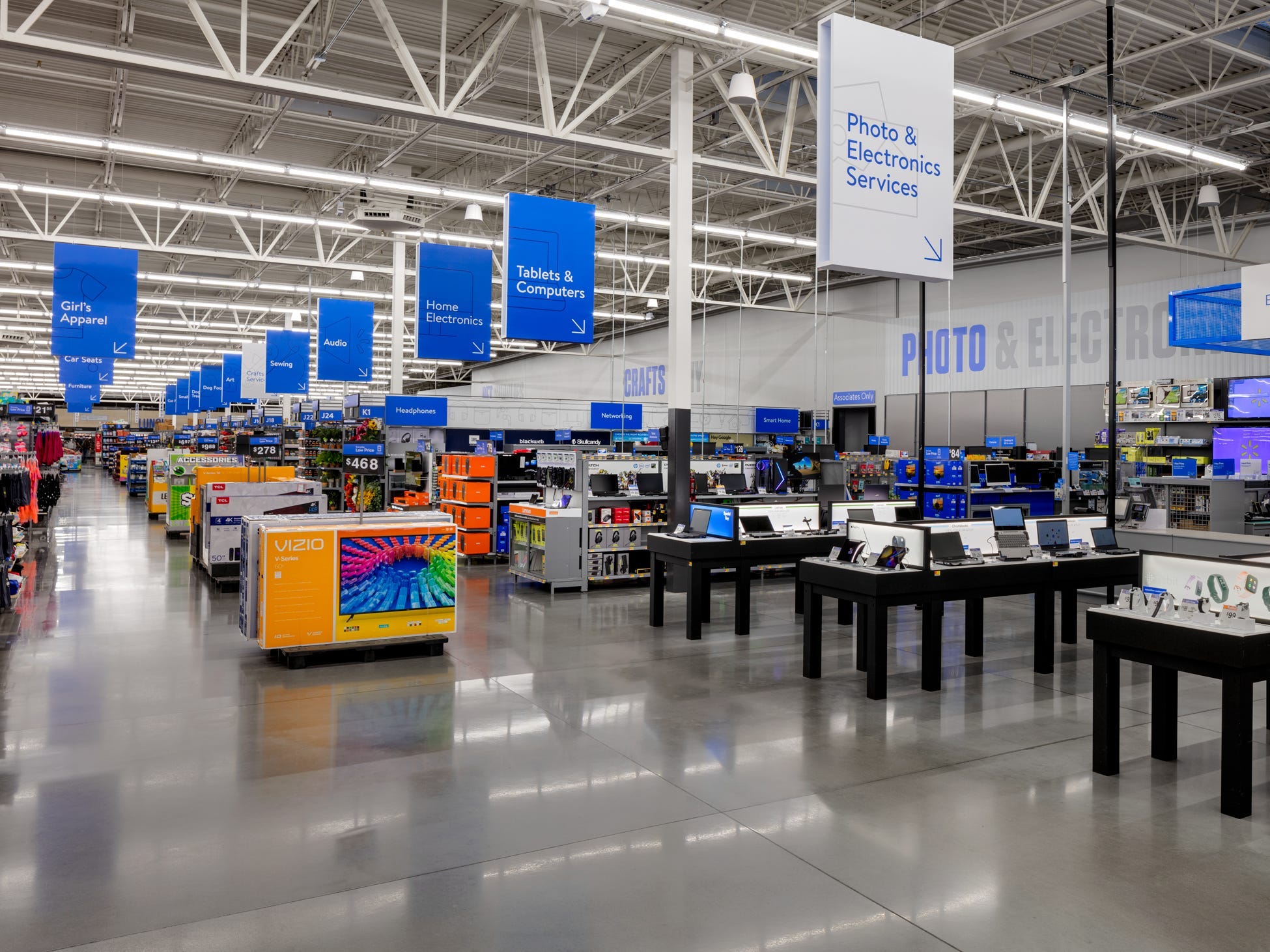 Walmart new store format