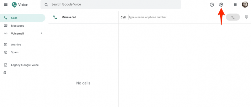 settings google voice