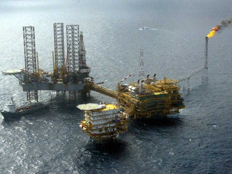 An offshore rig owned by Total Nigeria