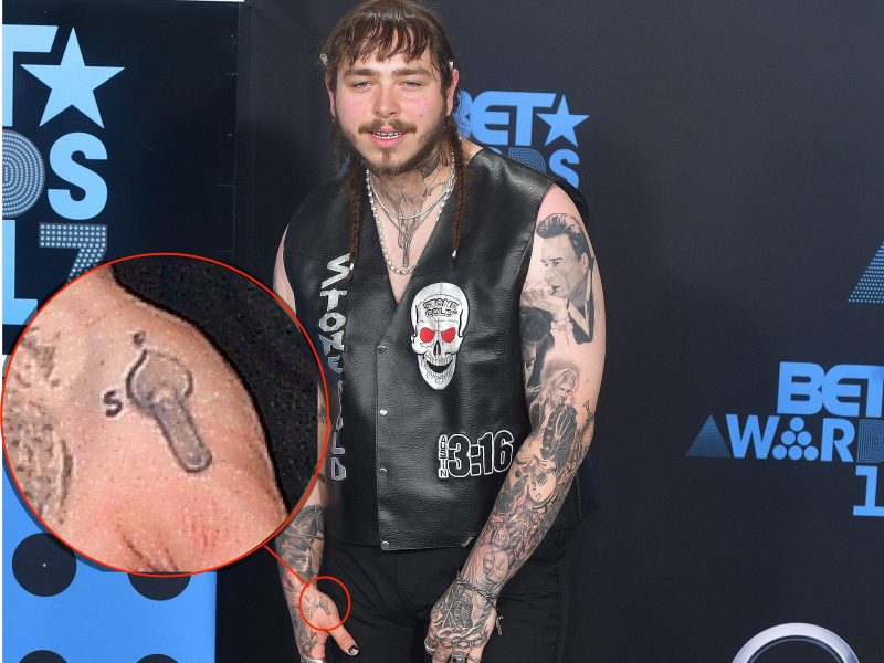Post Malone has more than 65 tattoos (and counting). Here's where they ...