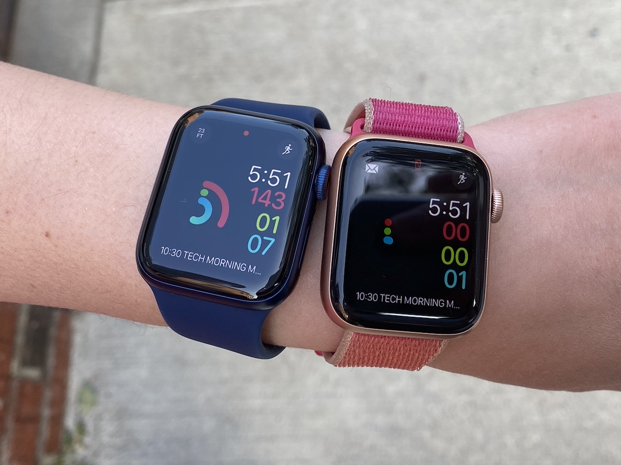 Apple Watch 6 and 5 always on