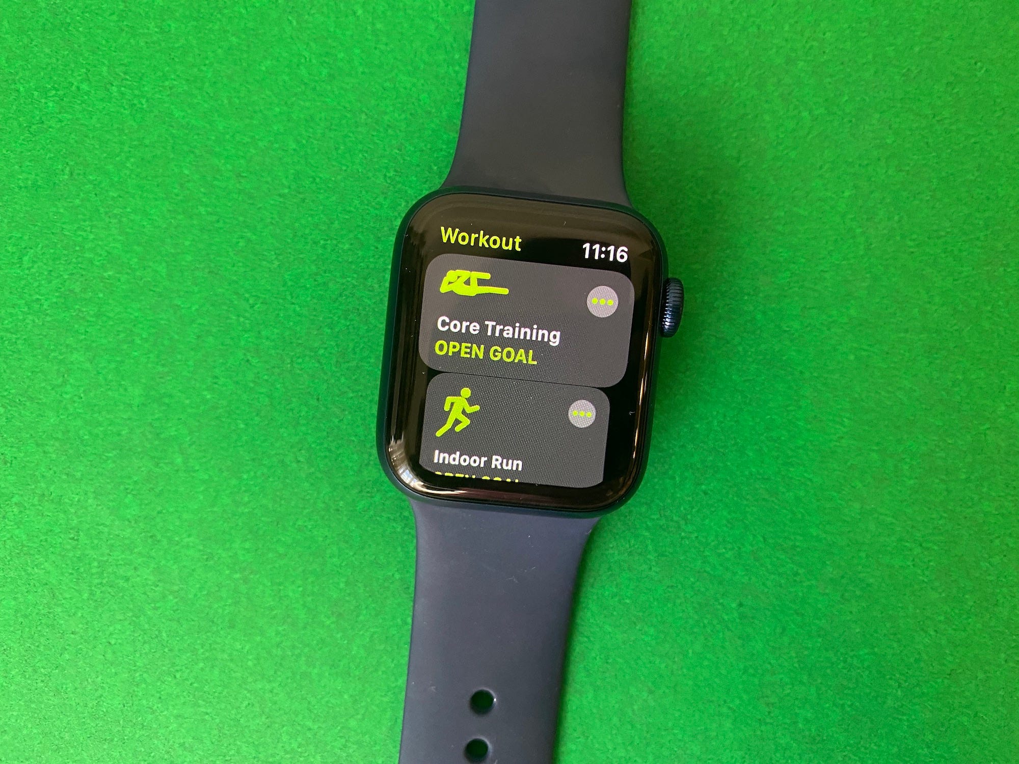 Apple Watch Workout Green