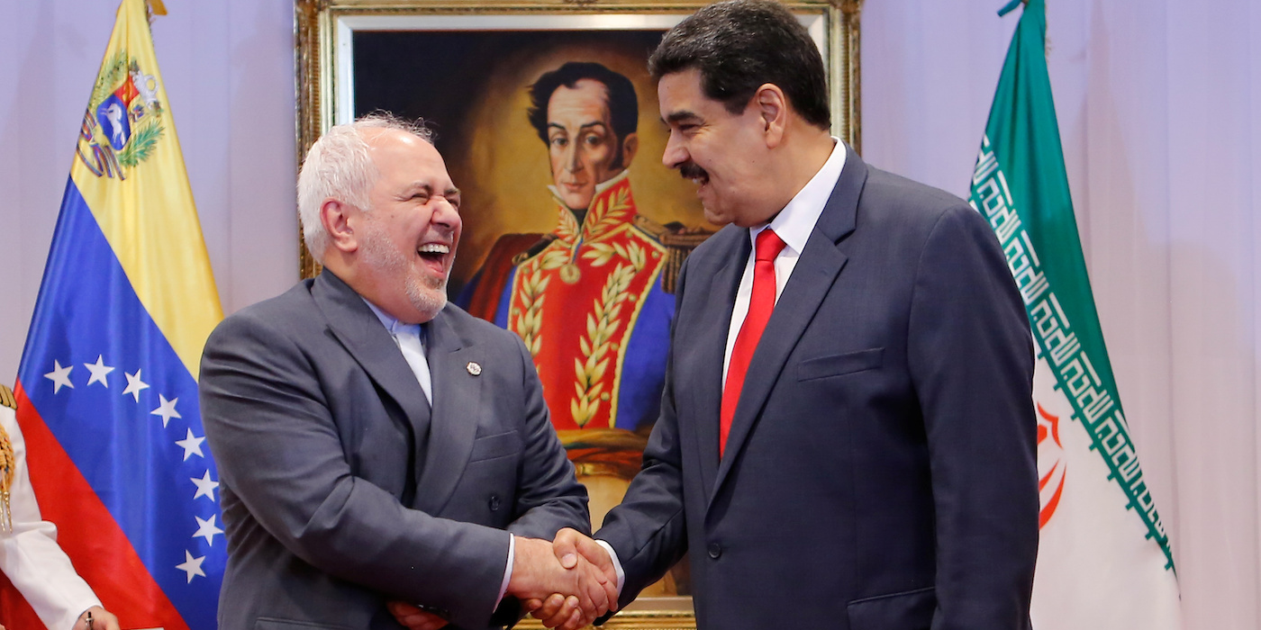 Javad Zarif Iran Nicolas Maduro Venezuela