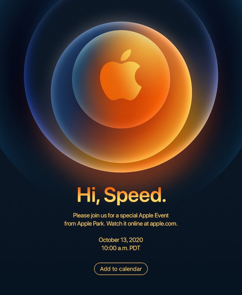 Apple October Event Invite