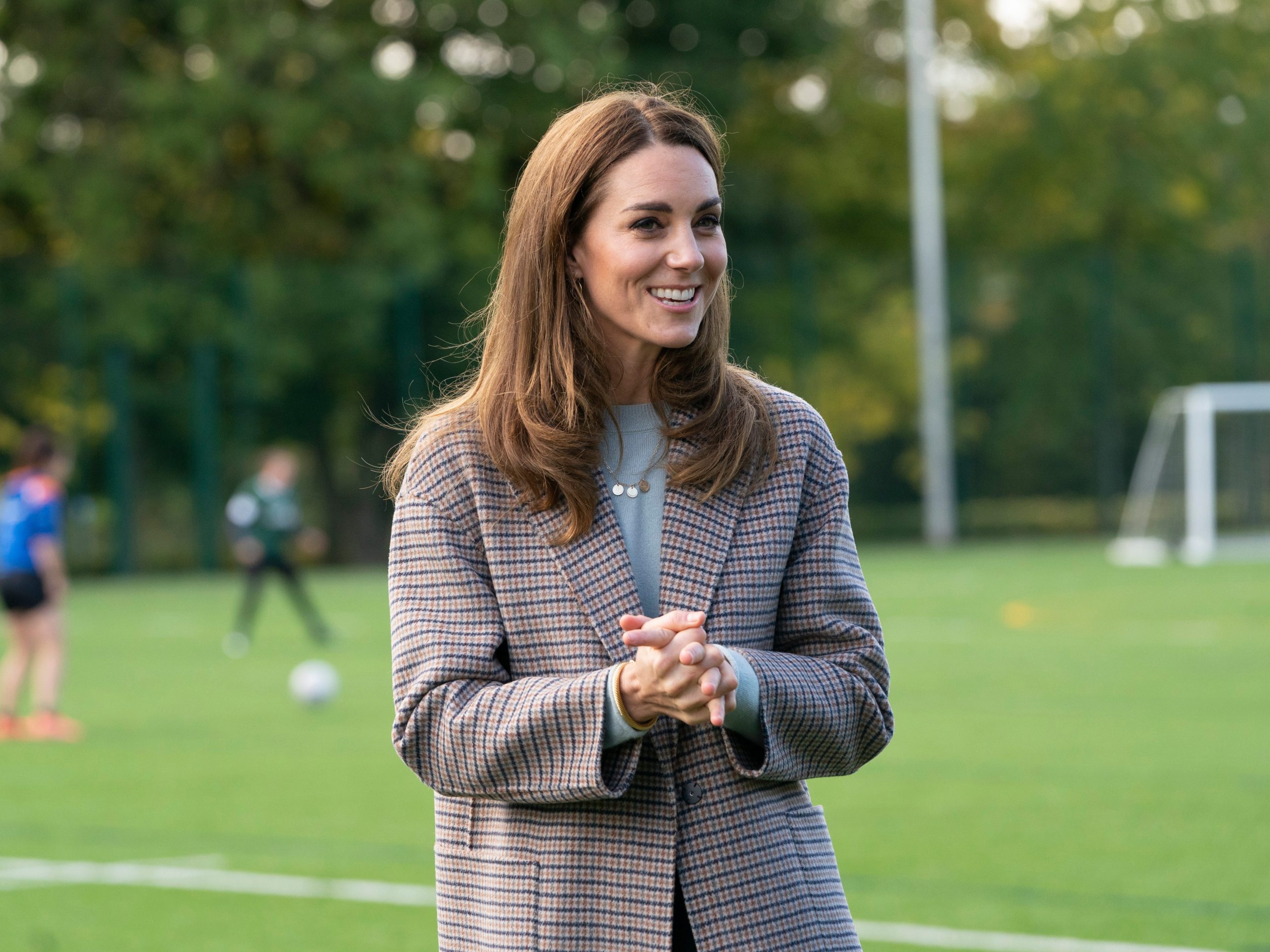 Kate Middleton visited students at the University of Derby.
