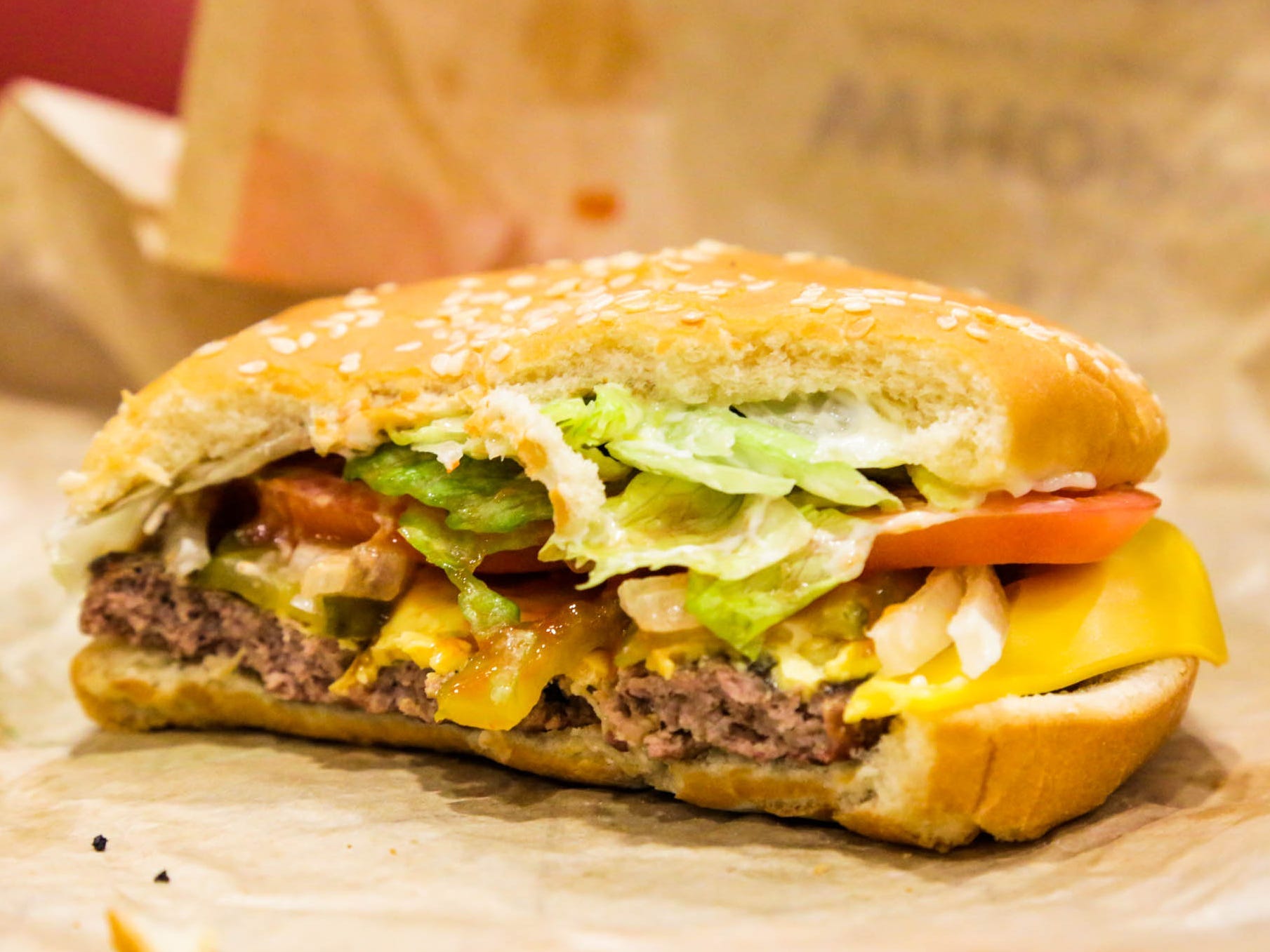 Burger King whopper meal 24