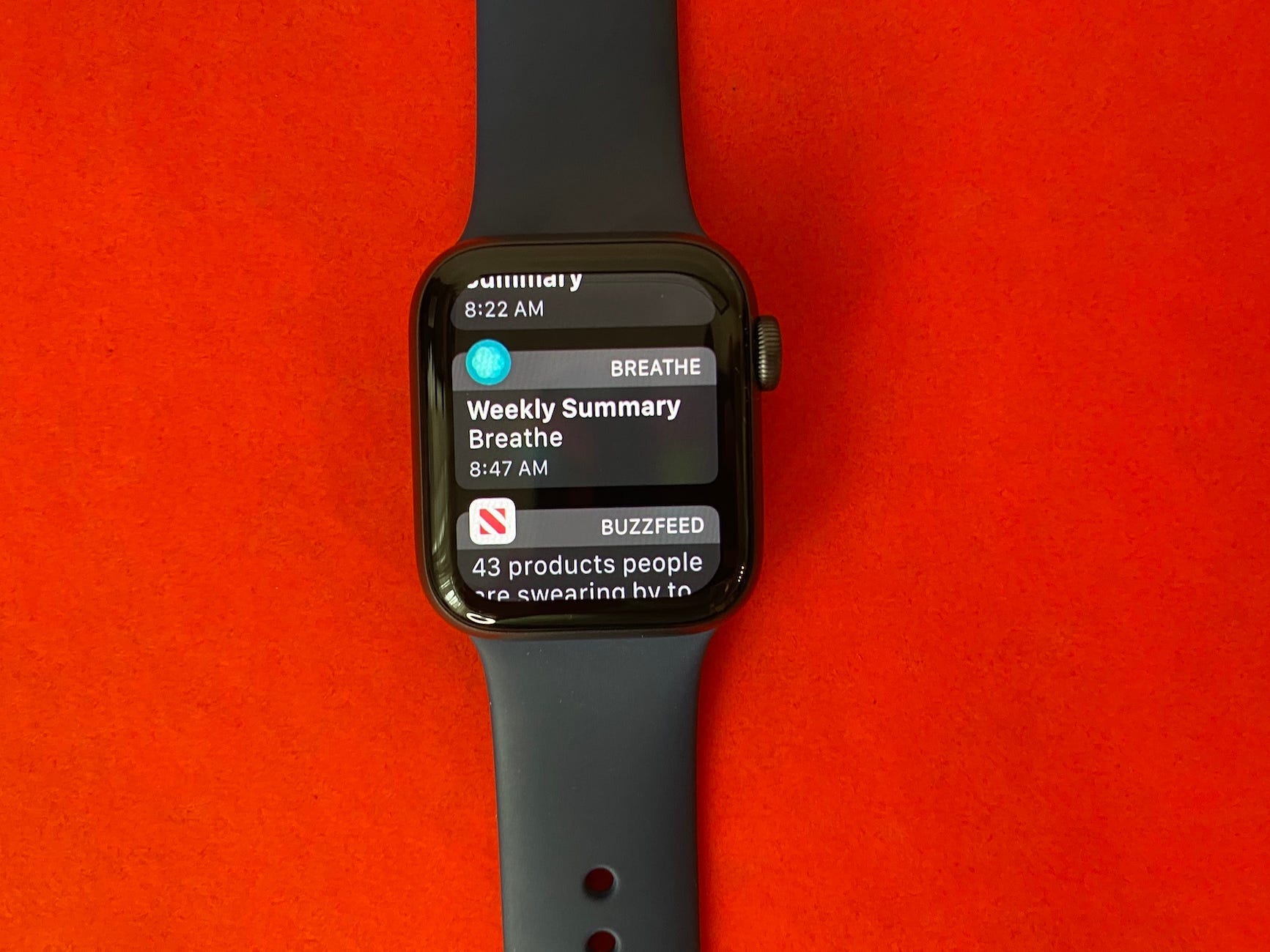 Apple Watch SE Notifications