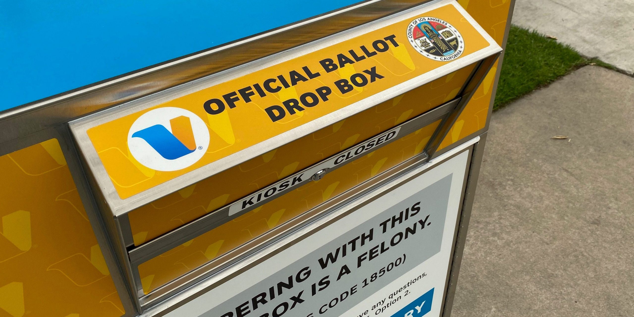 voting ballot box california