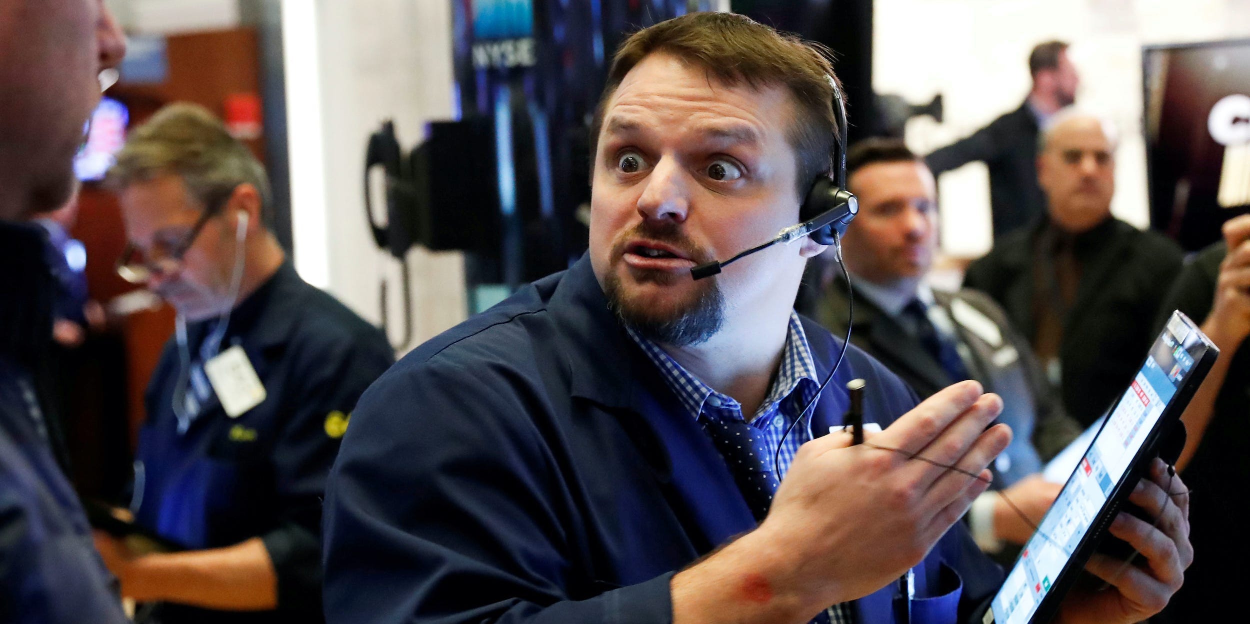 NYSE trader worried
