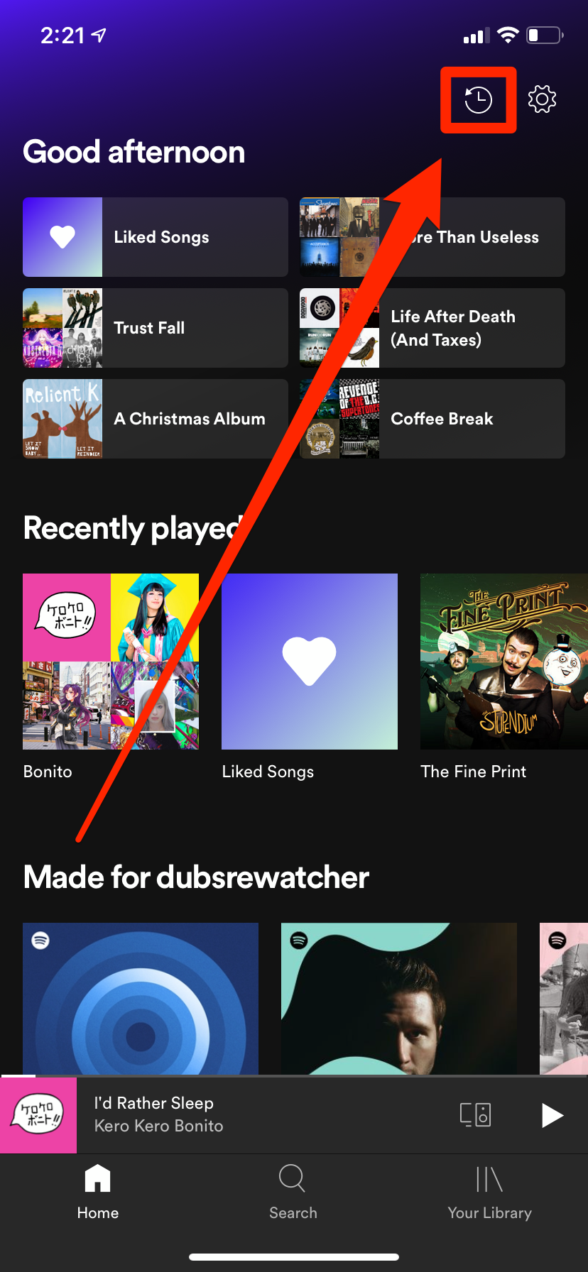 How to view Spotify listening history 5