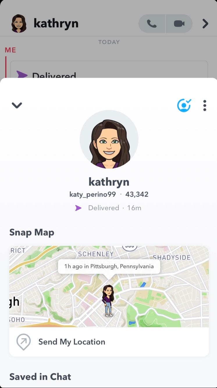 How to share location on Snapchat 2