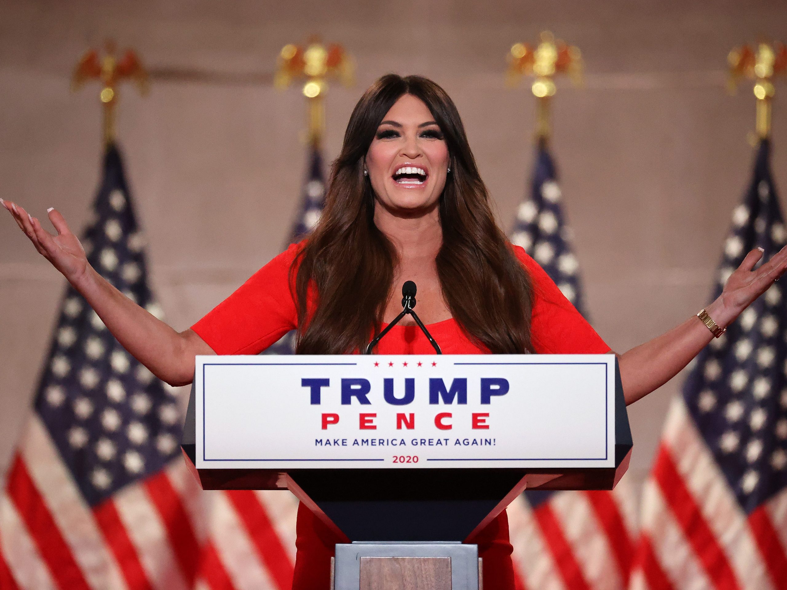Kimberly Guilfoyle at the virtual Republican National Convention on August 24.