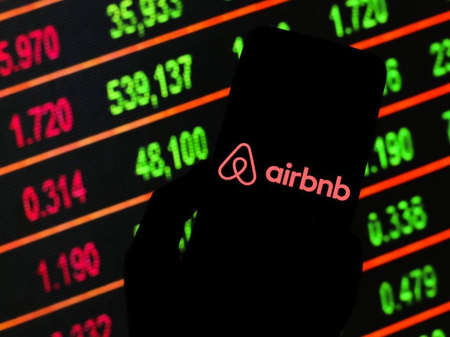 Airbnb Logo+ Stocks