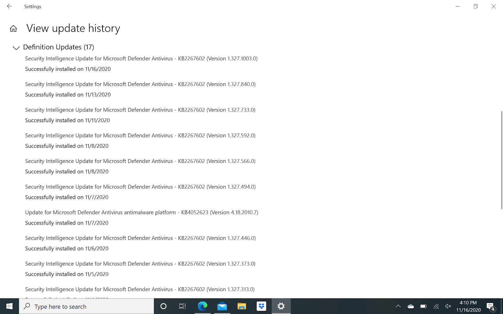 Windows 10 Home security updates jason aten