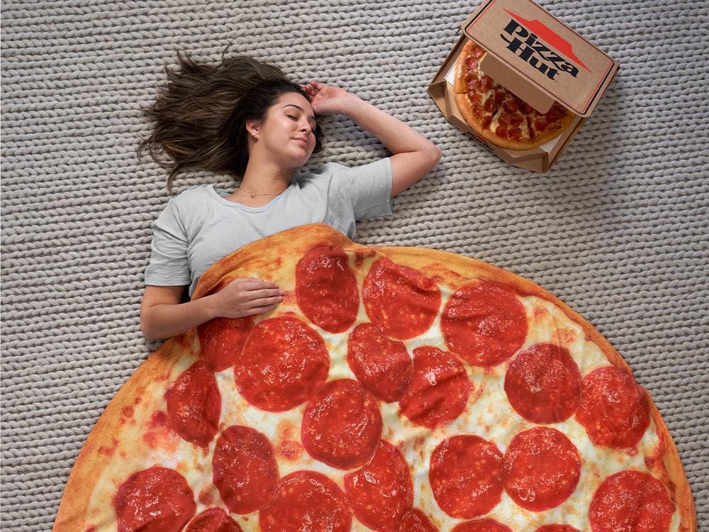 Pizza Hut x Gravity Blanket
