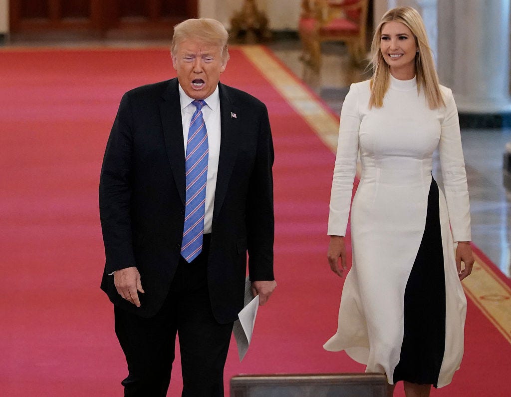 Donald Trump, Ivanka Trump, daughter, president