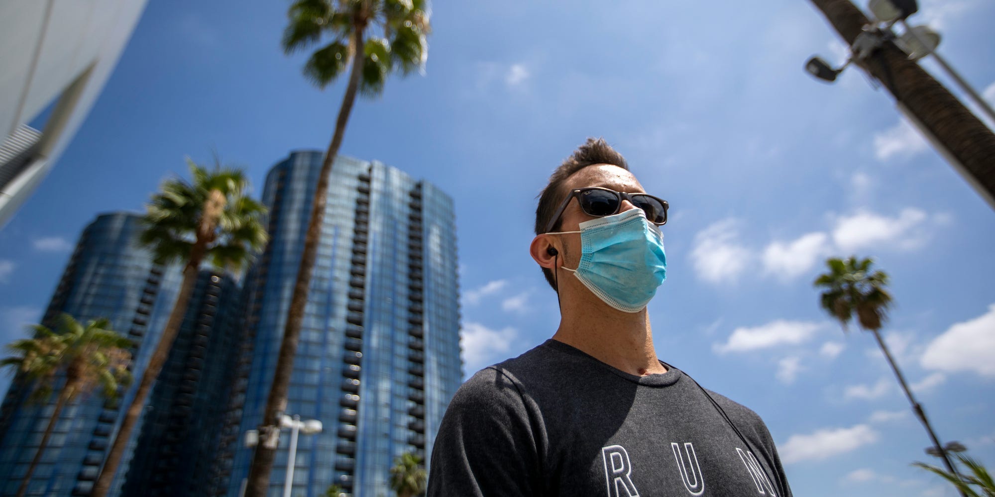 california face mask man coronavirus