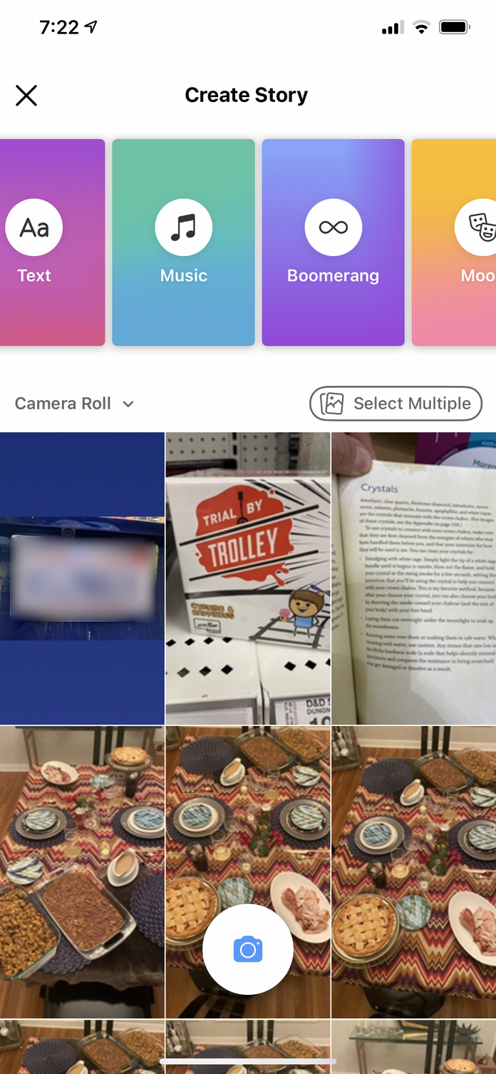 How to post a Facebook story 2