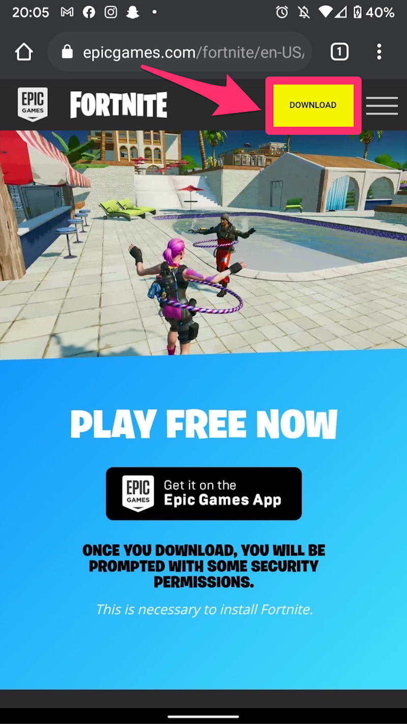 How to download 'Fortnite' onto your Android using a workaround from Epic  Games, Business Insider México