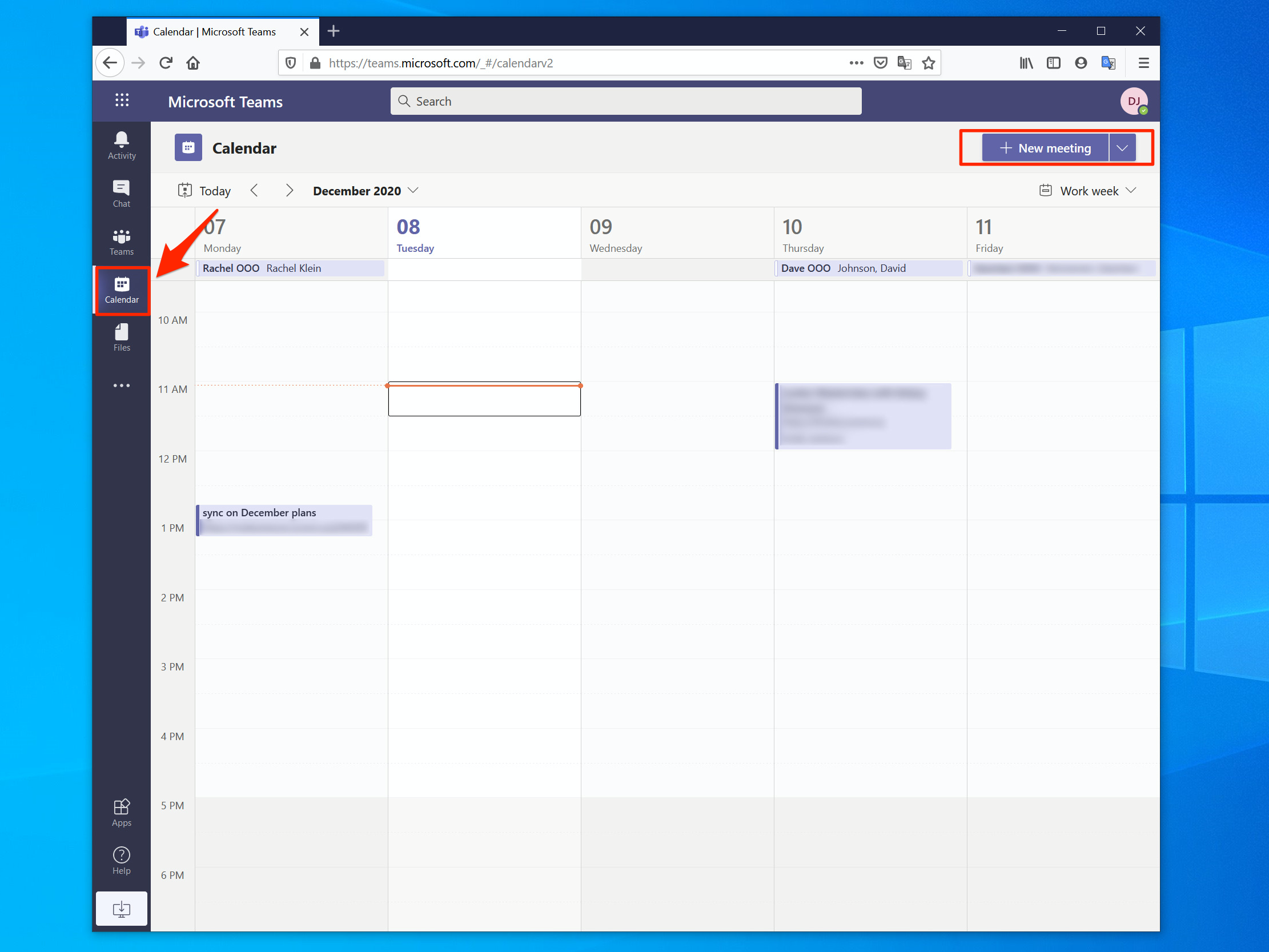 How to set up a Microsoft Teams meeting using a computer or mobile device