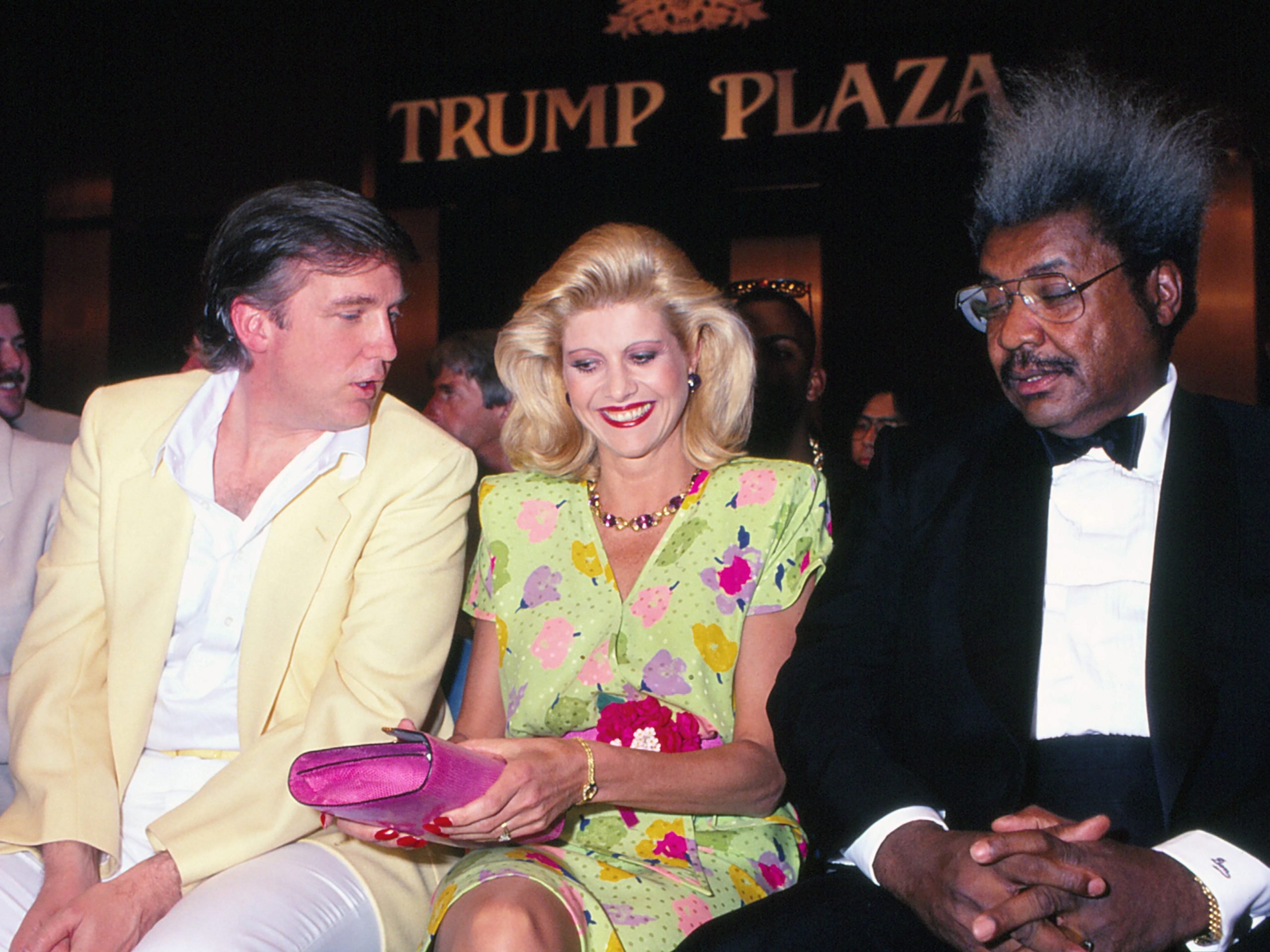 trump with ivanka and don king at trump plaza casino