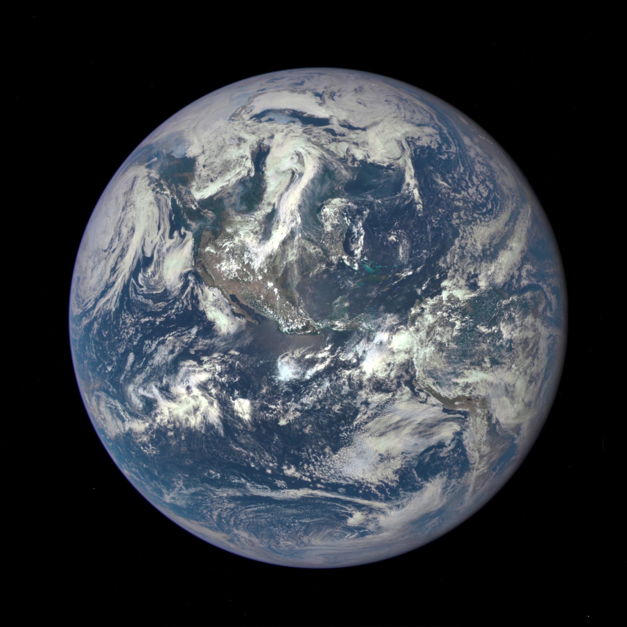 NASA's Earth Polychromatic Imaging Camera image of earth